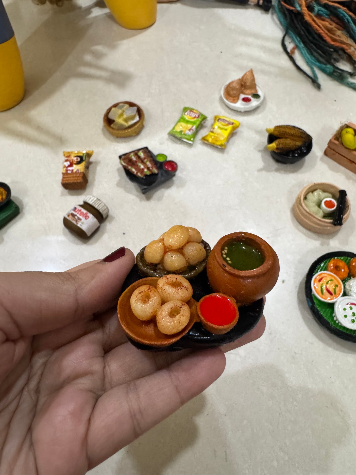 Golgappa Miniature Fridge Magnet
