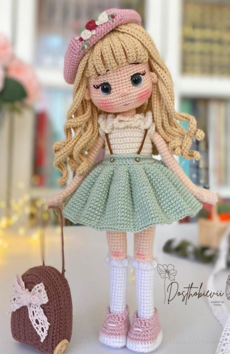 Cute Handmade Crochet Doll