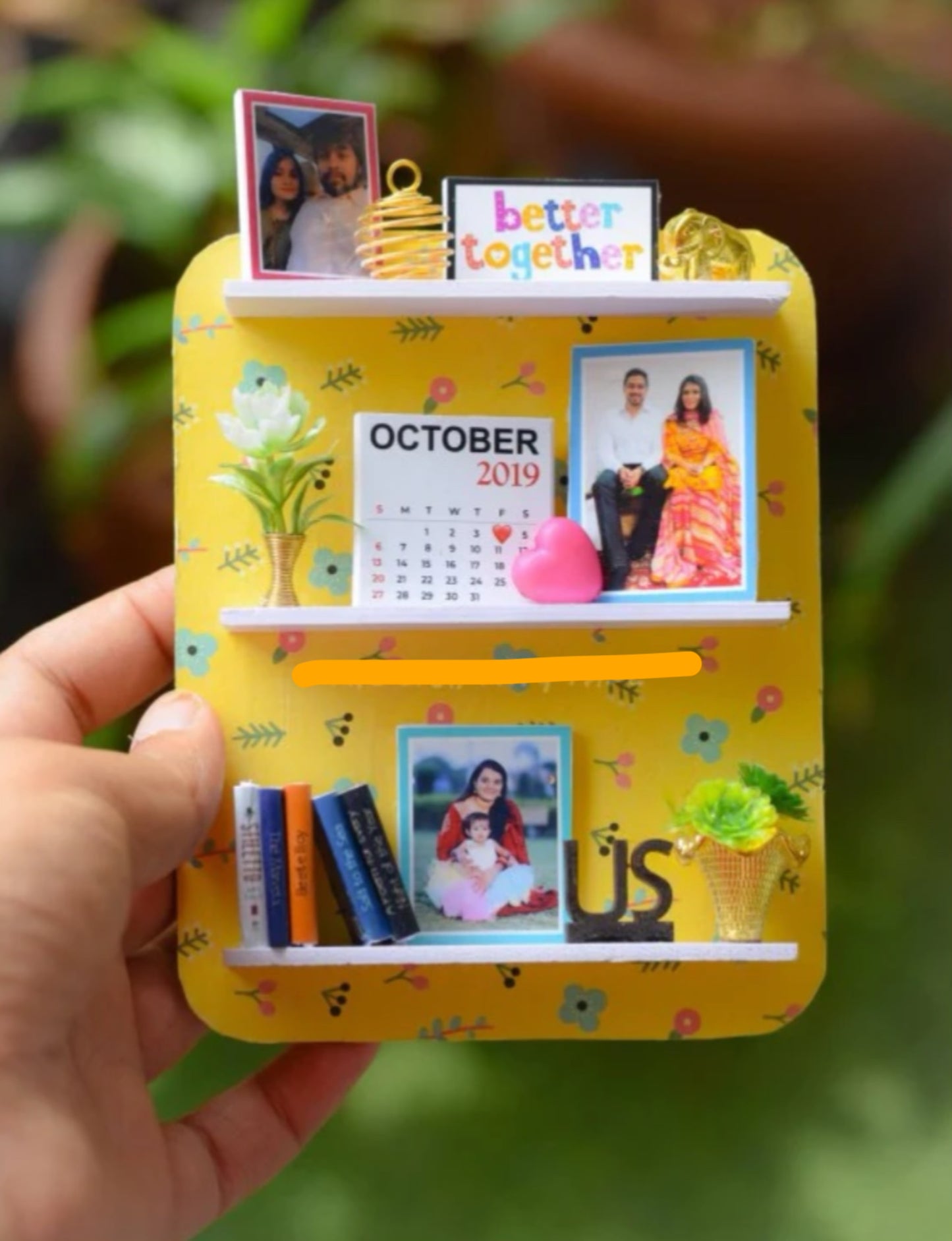 Customised Miniature Shelf Photo Fridge Magnet