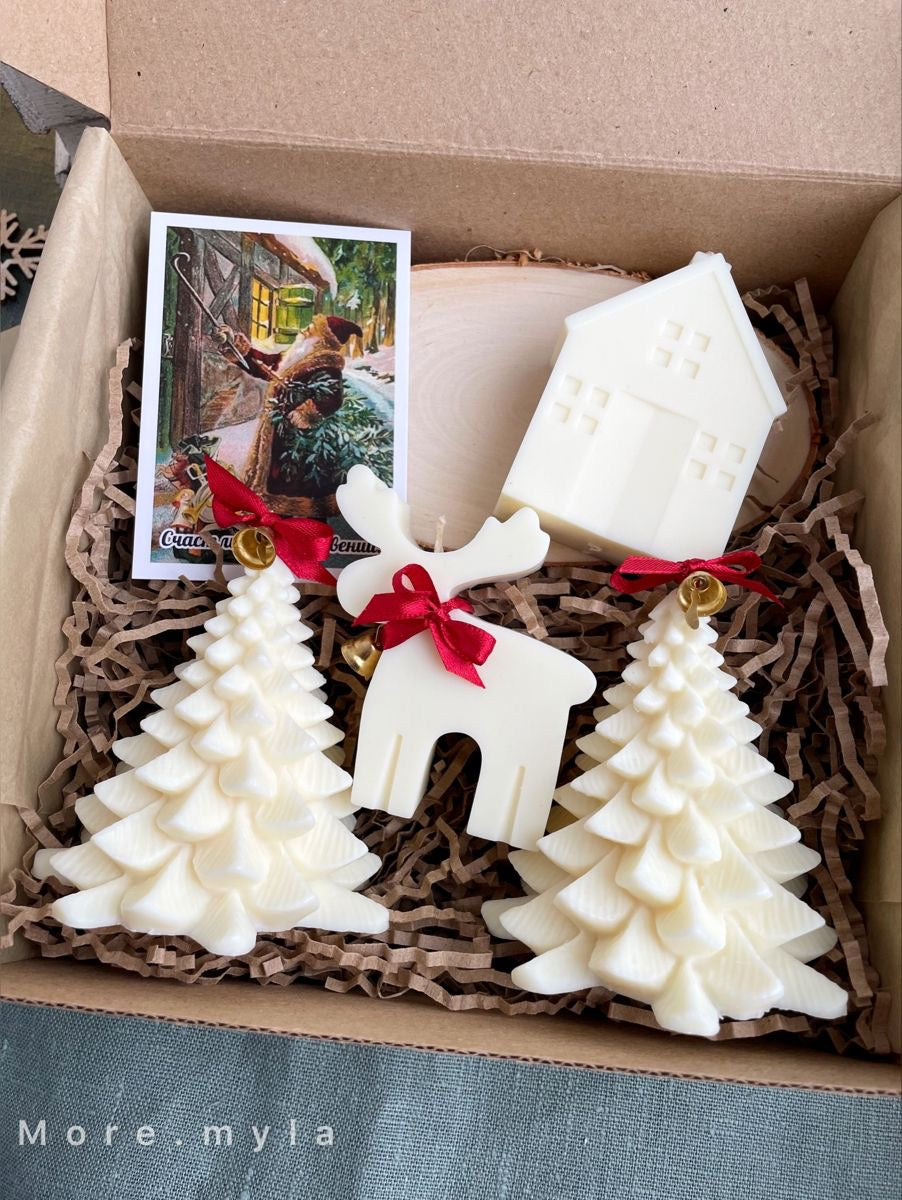 Christmas Candles Gift Box