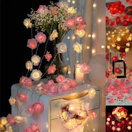 Rose Flower Fairy LED String Light