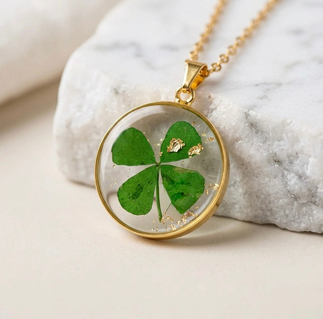 Rare 4 Leaf Clover Pendant