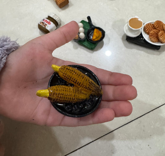 Bhutta Corn Miniature Fridge Magnet