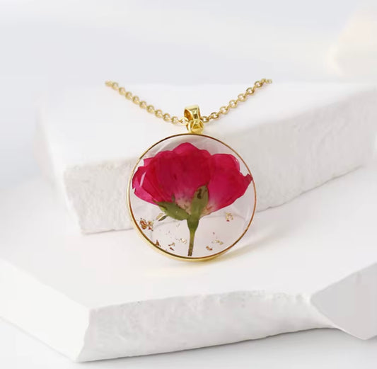 Real Rose Pendant