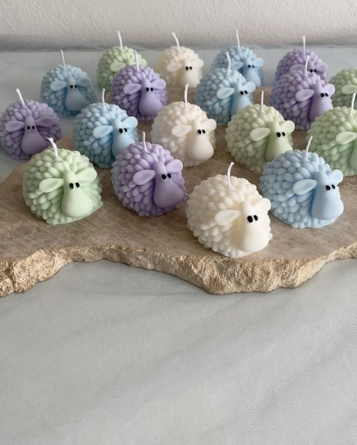 Cute Sheep Candles
