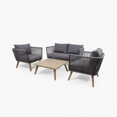 Outdoor Patio Furniture set | 2 Seater Sofa, 2 Single Seaters (without table)