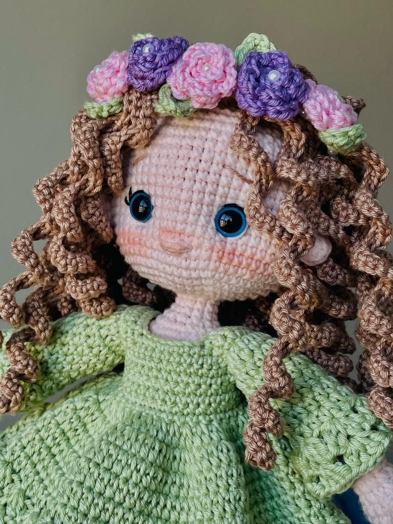Cute Handmade Crochet Doll
