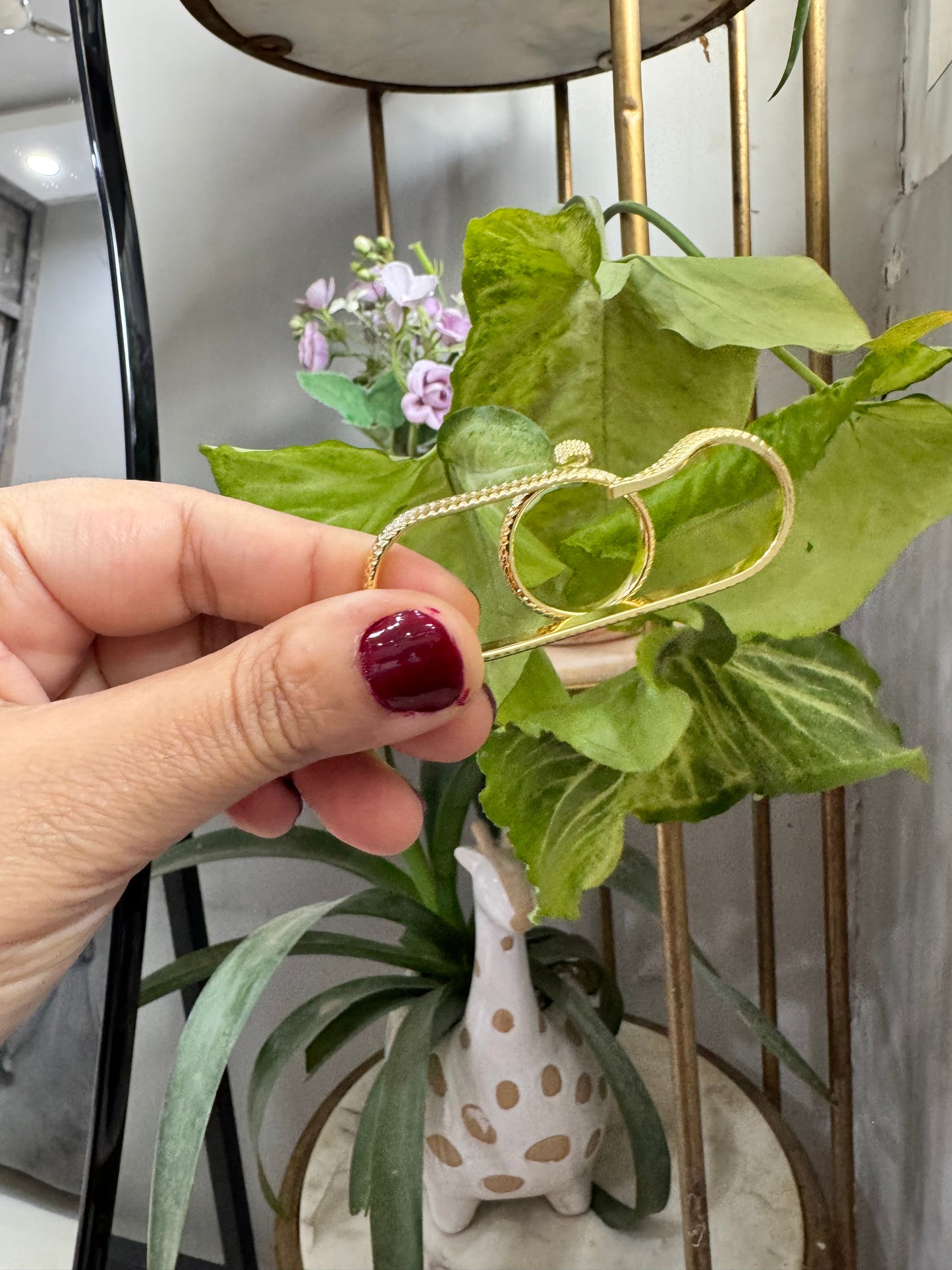 Statement 3 Fingers Snake Ring