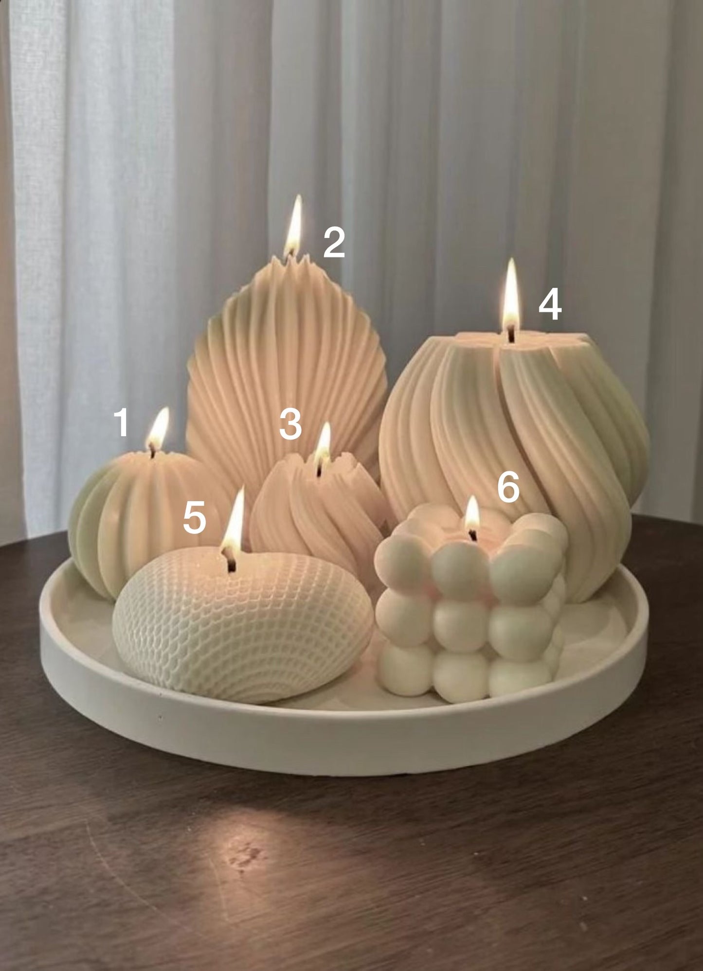 Ivory Decorative Candles