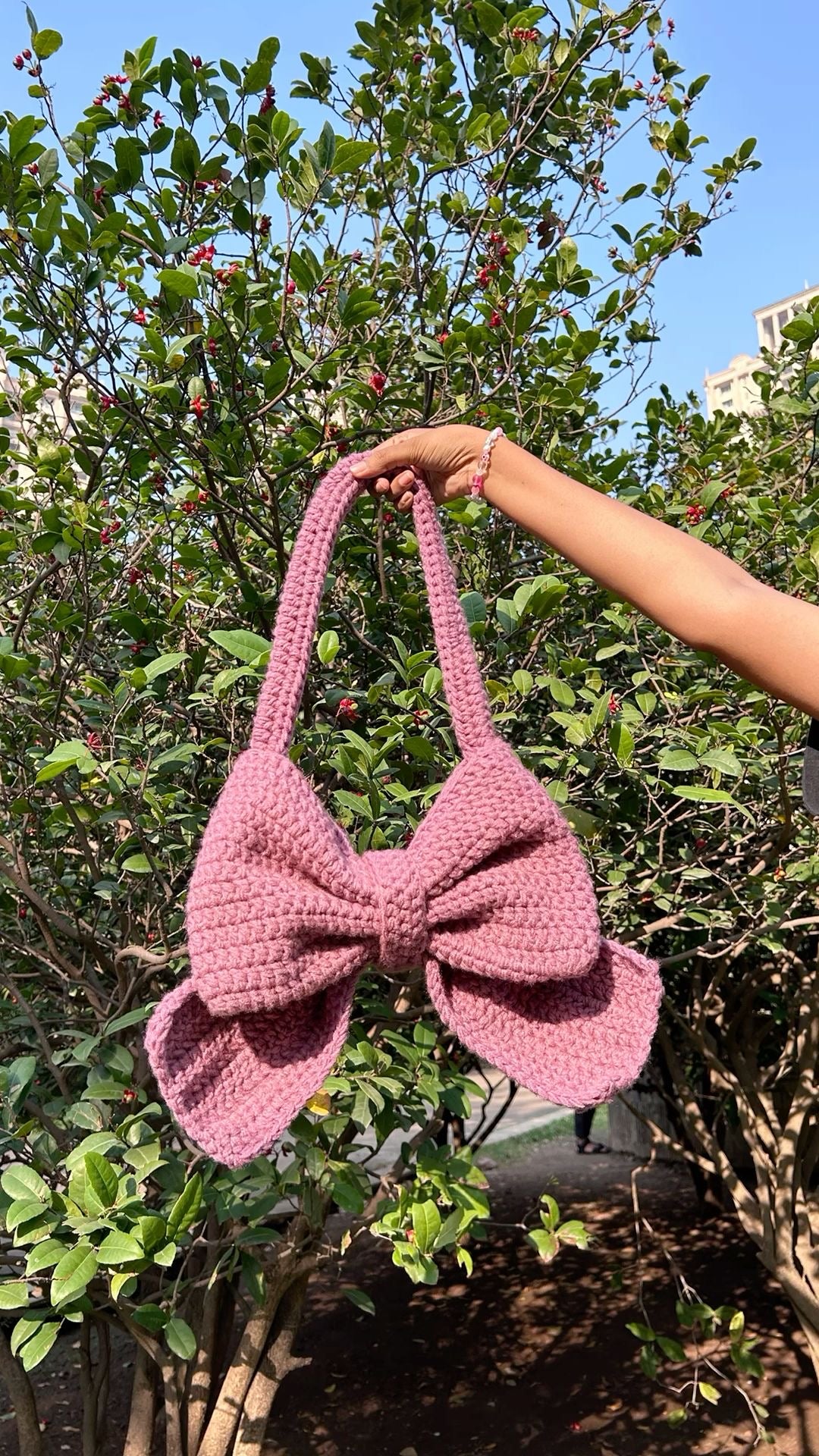 Trending Crochet Bow Bag