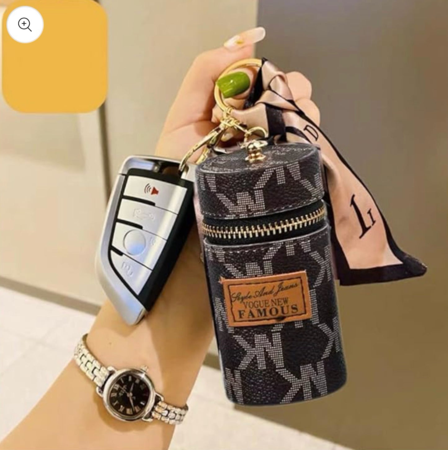 Stylish Keychain Mini Pouch