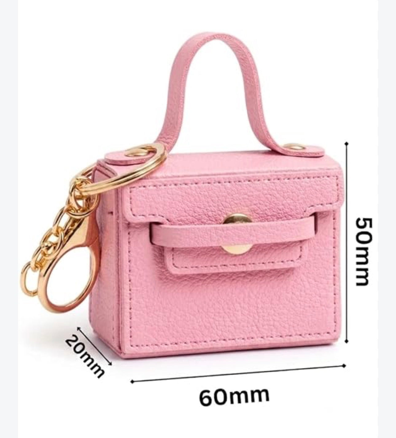 Mini Luxury Bag Keychain | Cute Designer-Inspired Coin Purse Charm & Bag Accessory