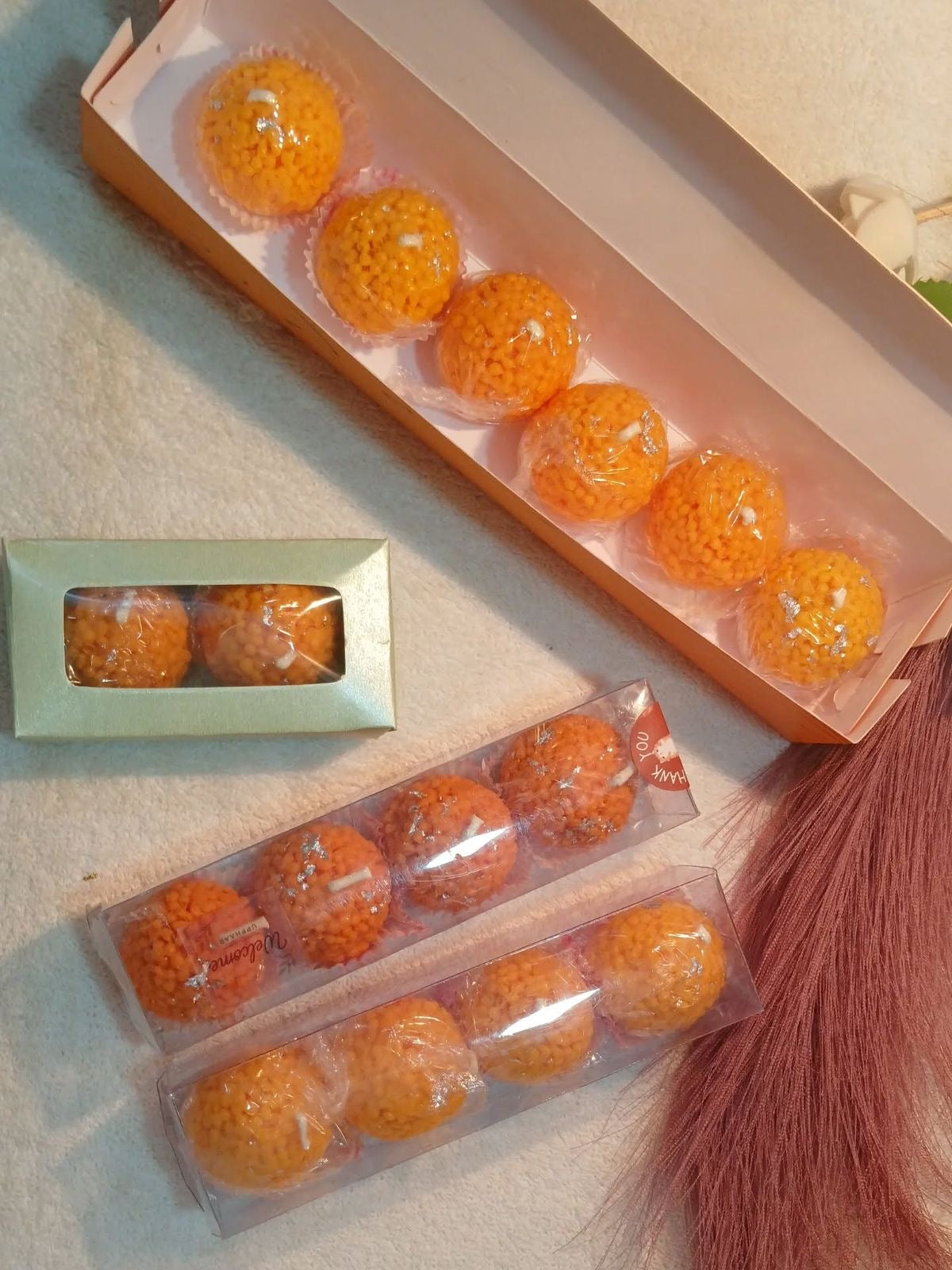 Motichoor Laddoo Candles