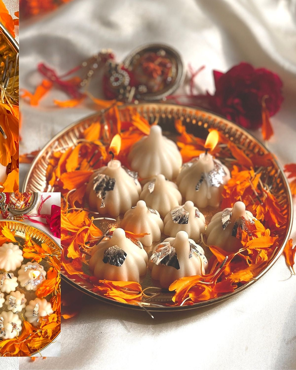 Unique Modak Candles