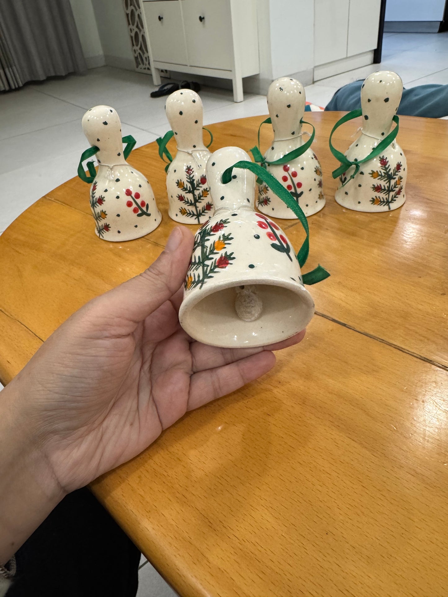 Decorative Ceramic Christmas Bells