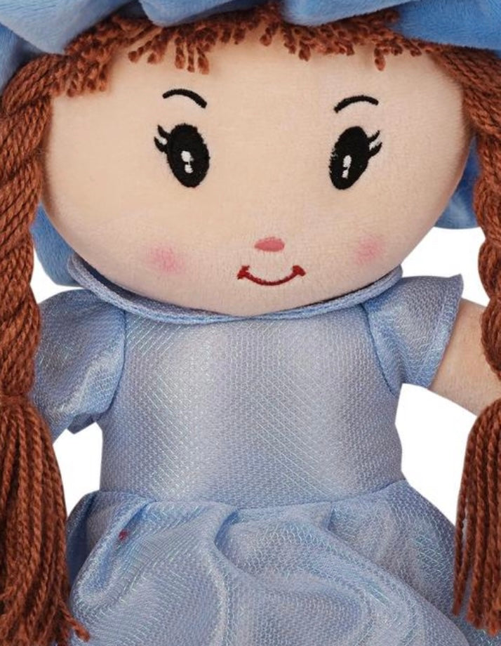 Plush Doll With Crochet Hair (50cm)