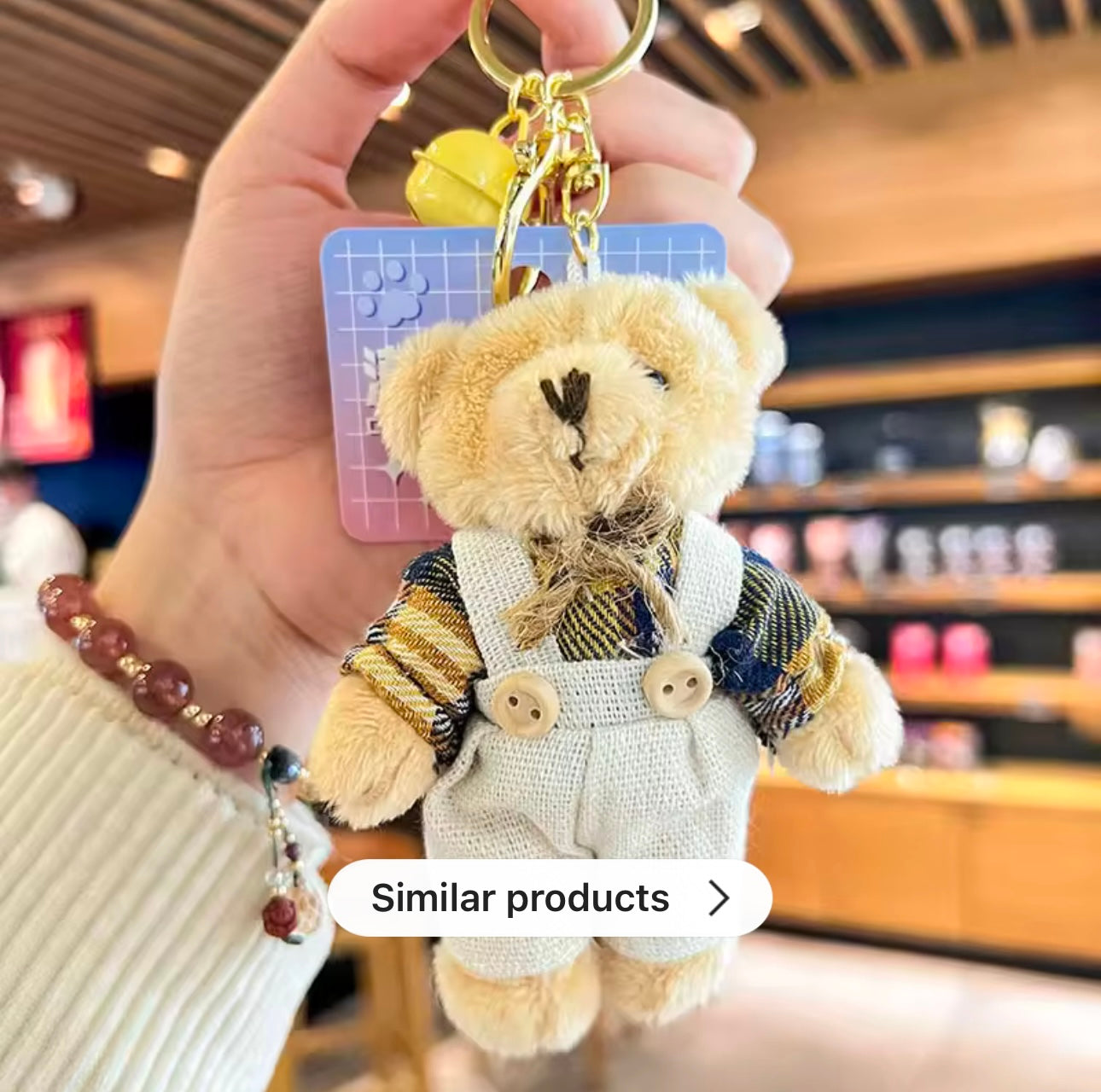 Exclusive Teddy Bears with Cute Outfits Keychains