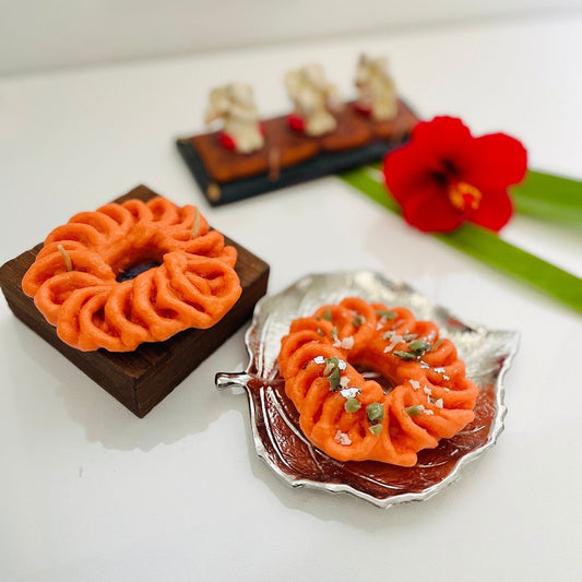 Imarti/Jalebi Shape Diwali Candles