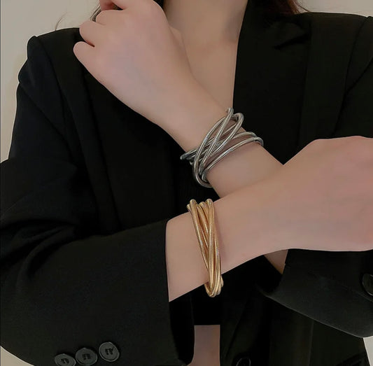 Stylish 3-Layer Luxury Bracelet