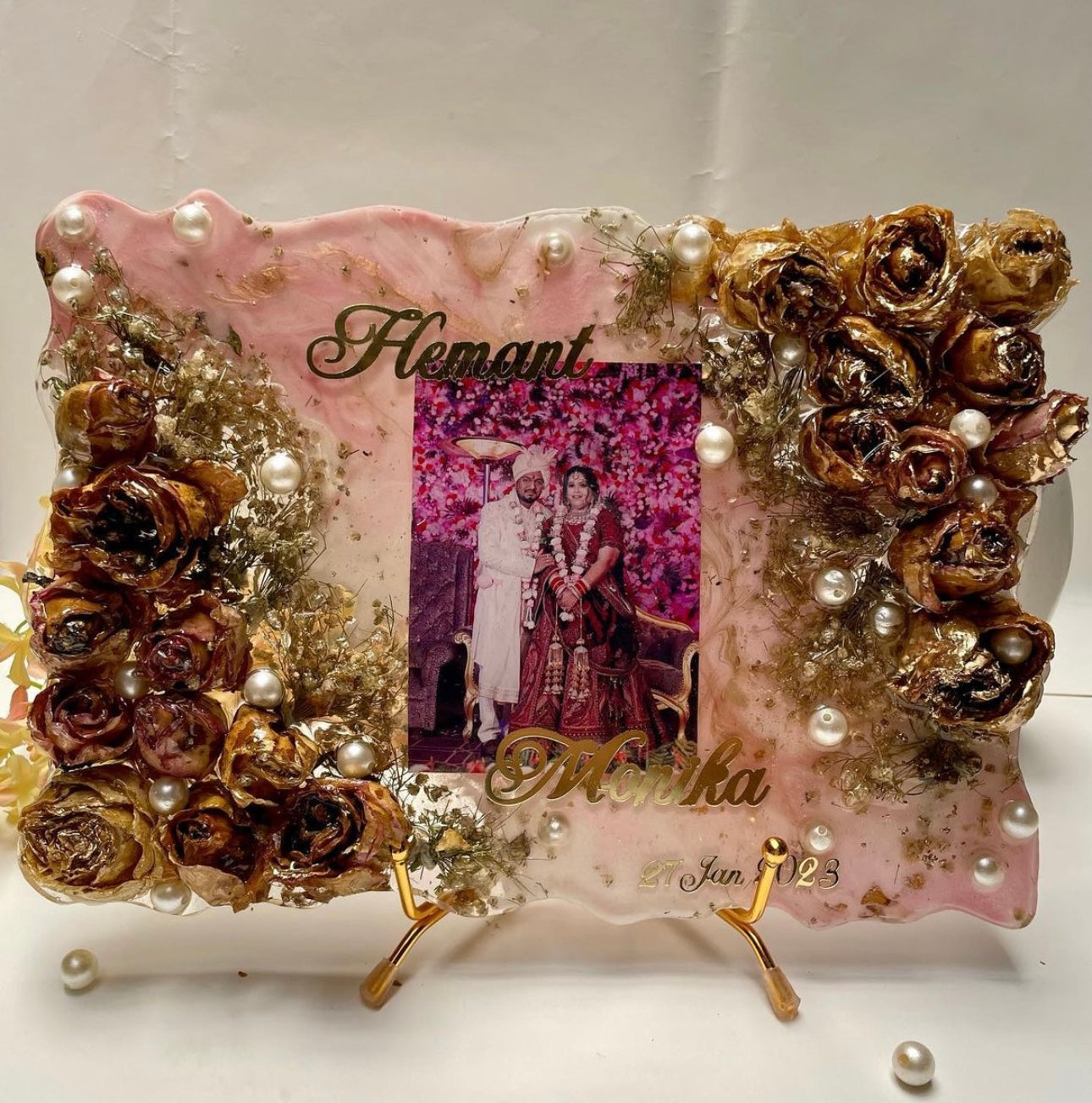 Customised Flower Preservation Photo Frame