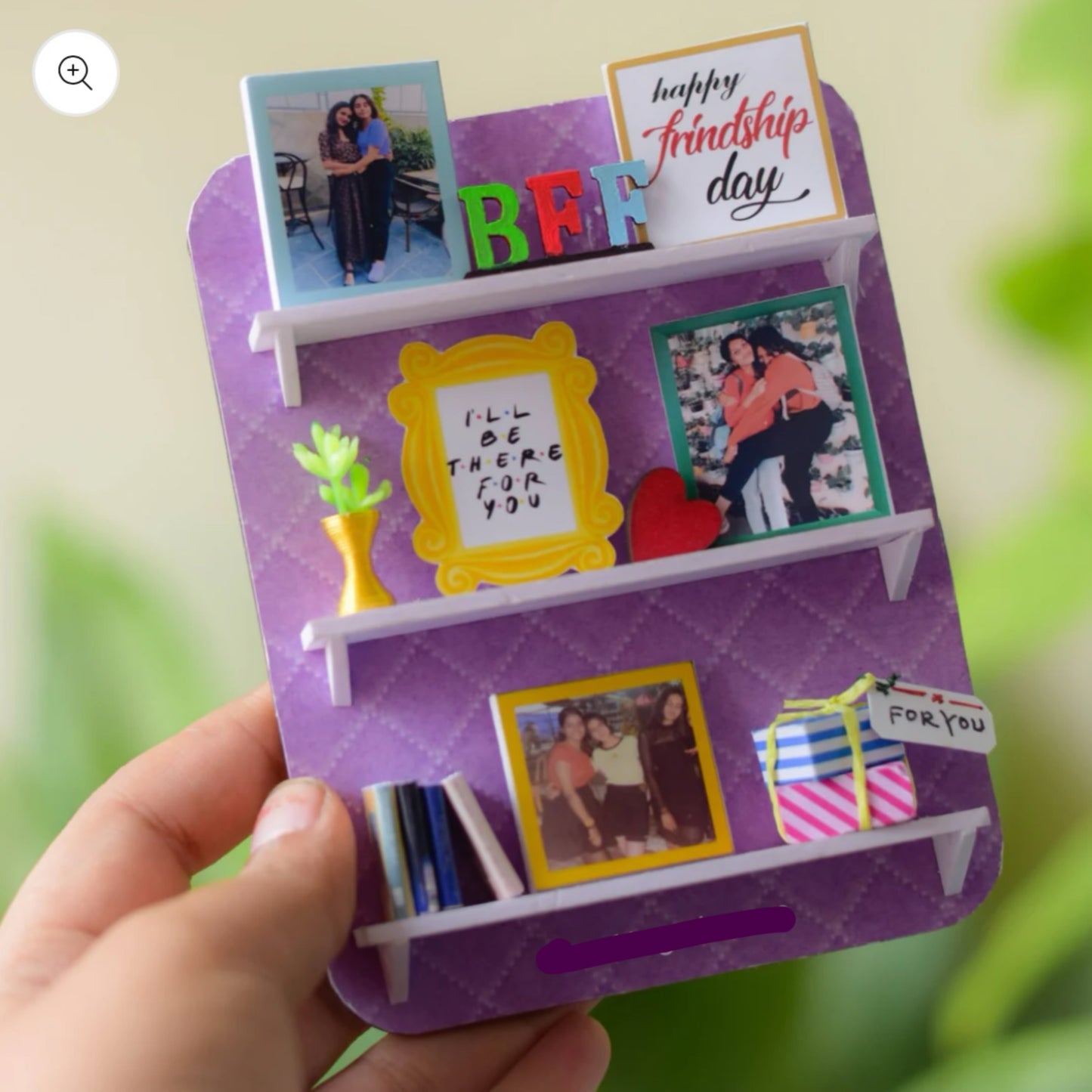 Customised Miniature Shelf Photo Fridge Magnet