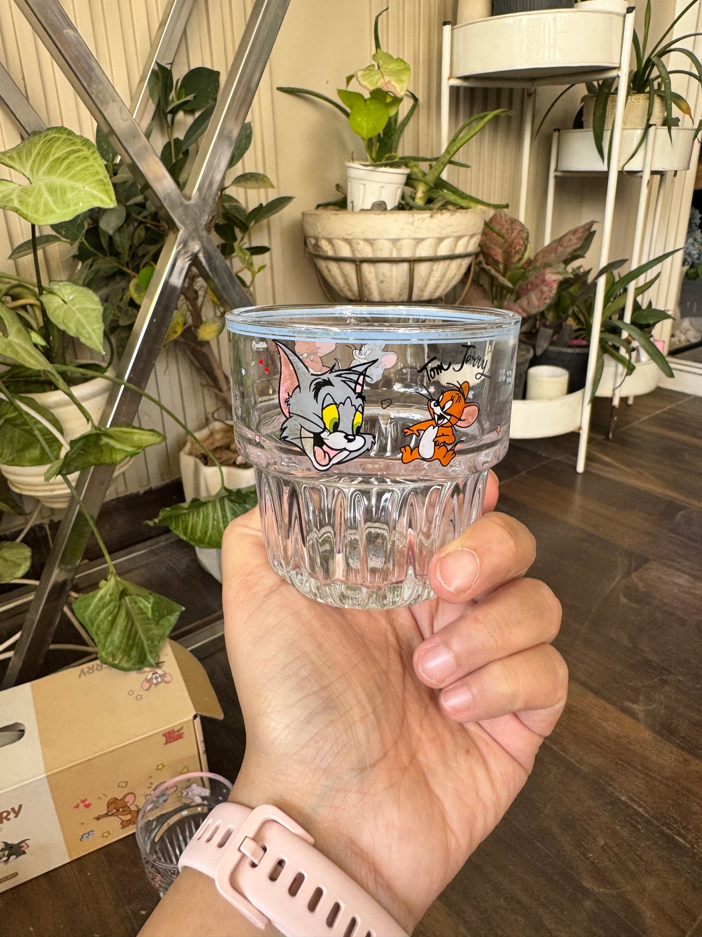Tom & Jerry Stackable Glasses - Set of 4