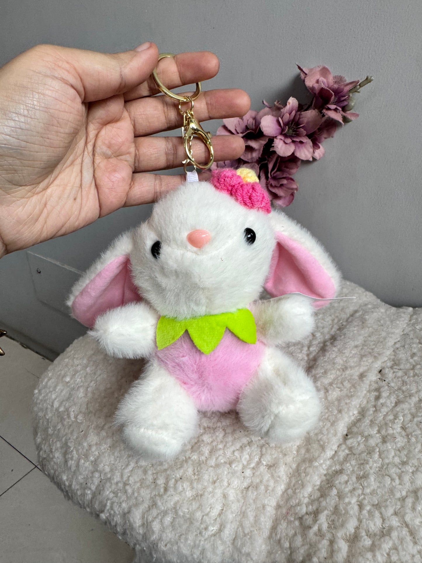 Adorable Rabbit Plushy Keychain/Bag Charm