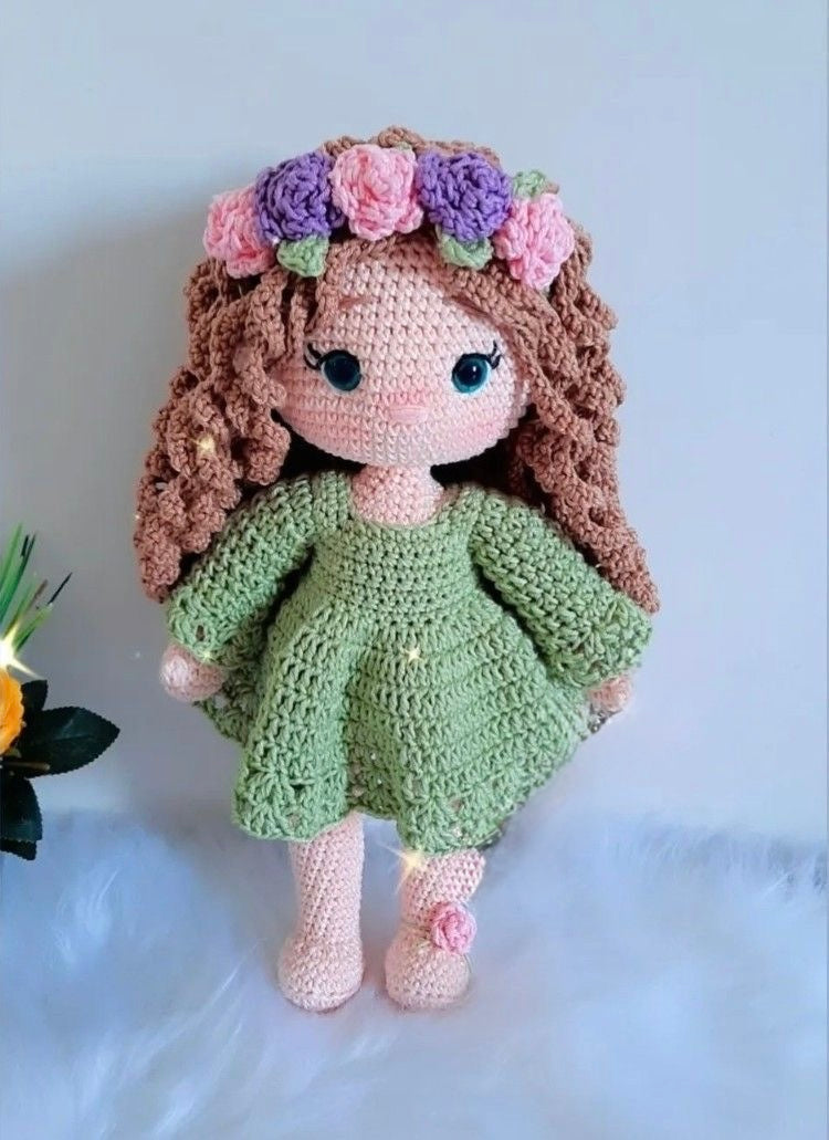 Cute Handmade Crochet Doll