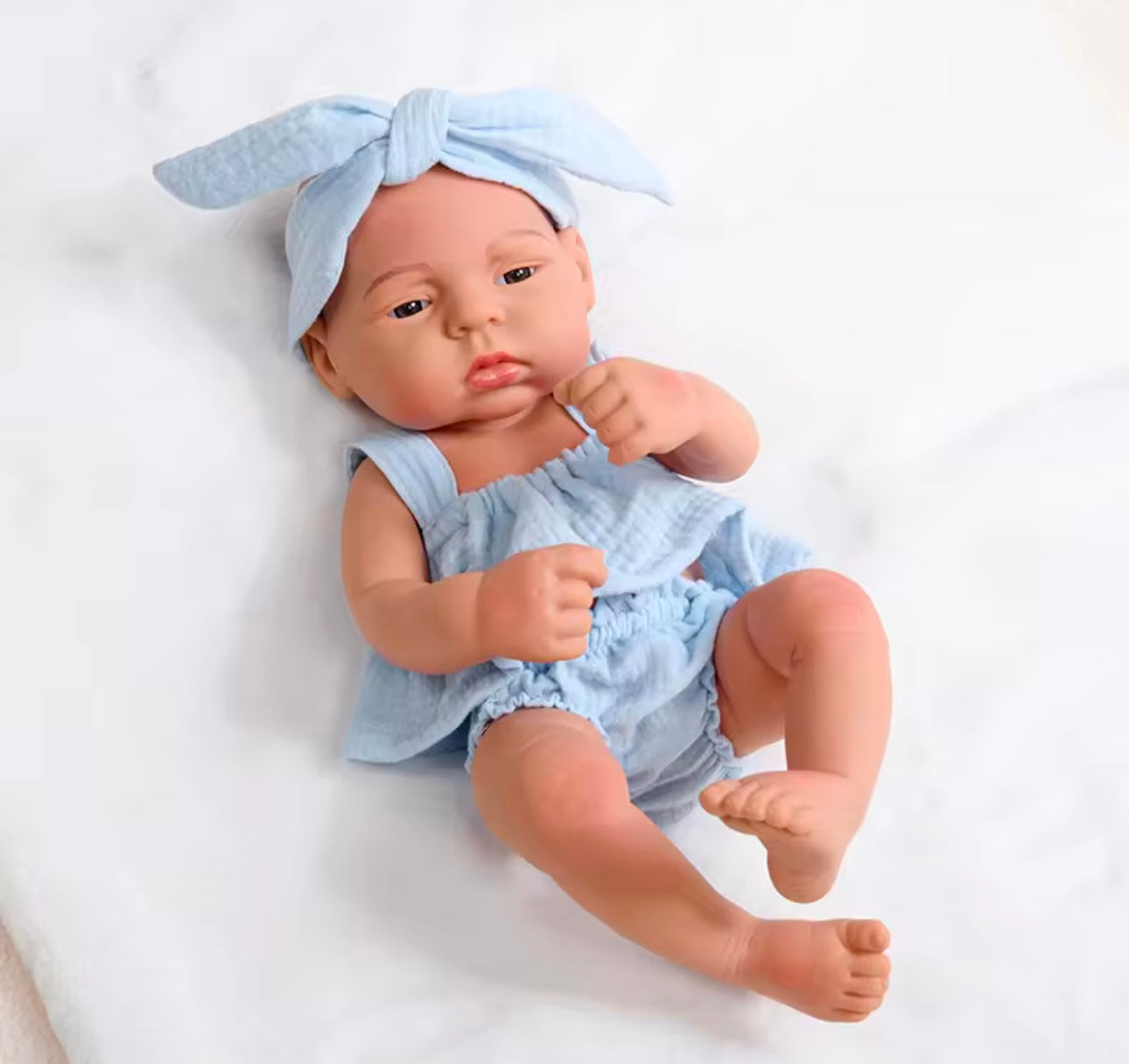 Realistic Newborn Baby Reborn Silicone Doll