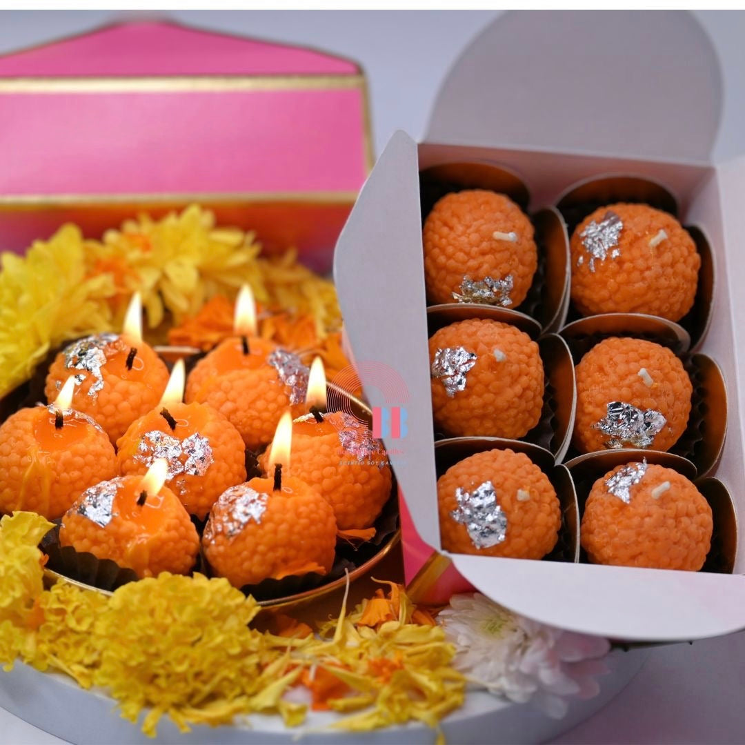 Motichoor Laddoo Candles