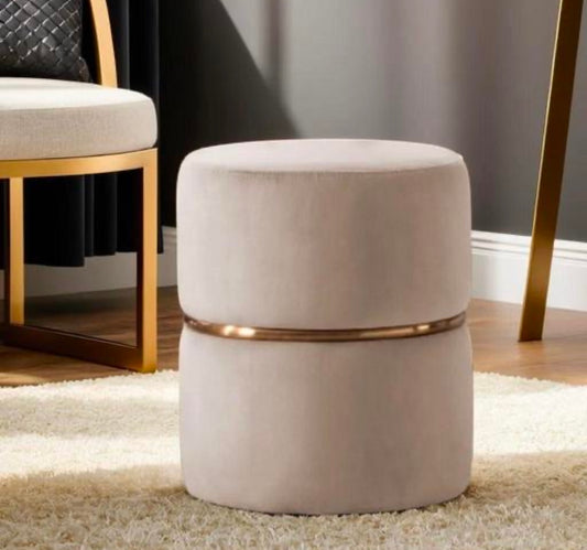 Luxurious Velvet Ottoman Pouffee