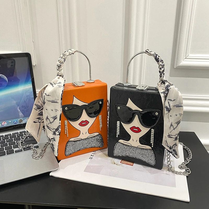 Exclusive Stylish Woman Face Statement Bag