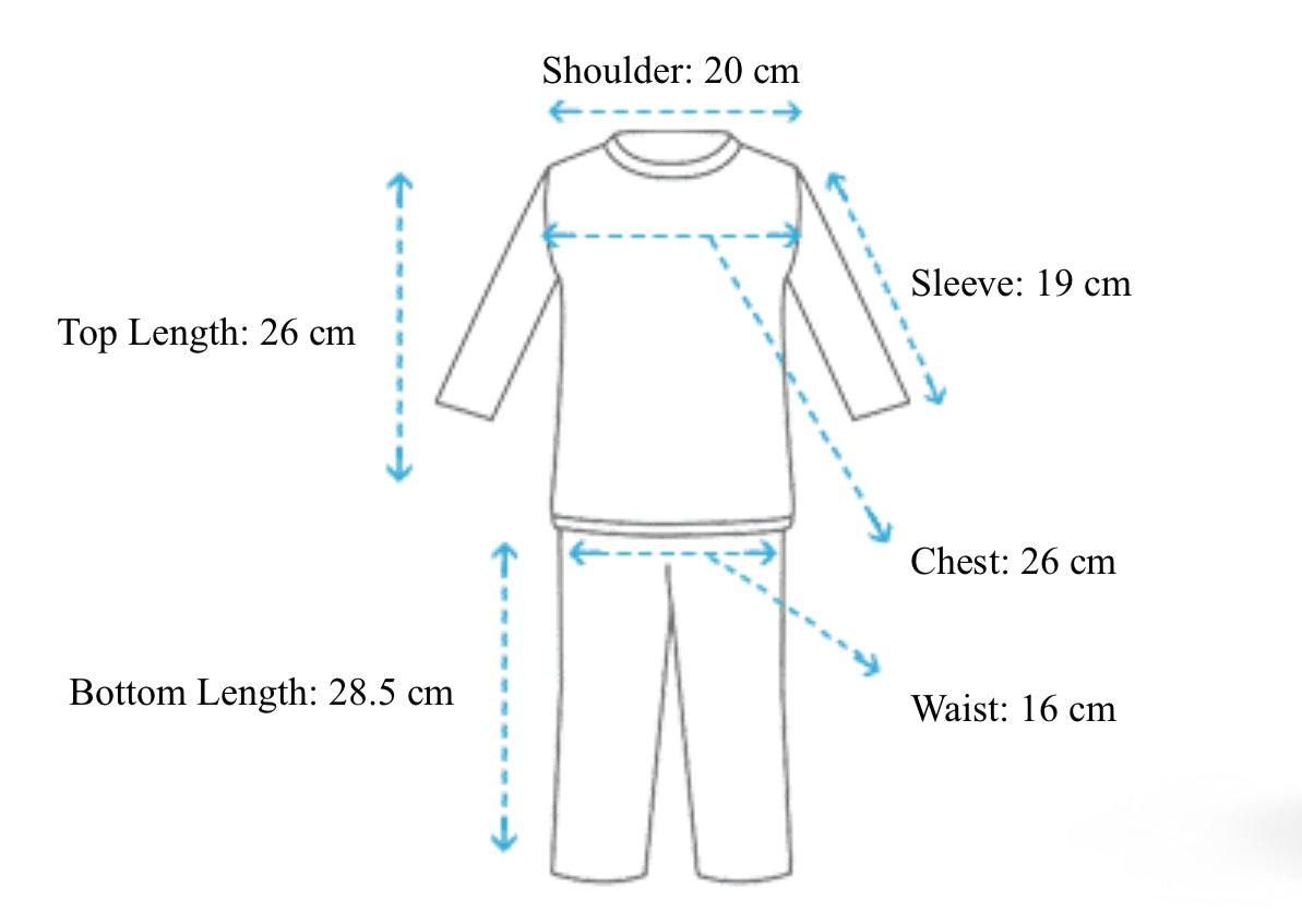 Coord Set Clothes for Reborn Dolls