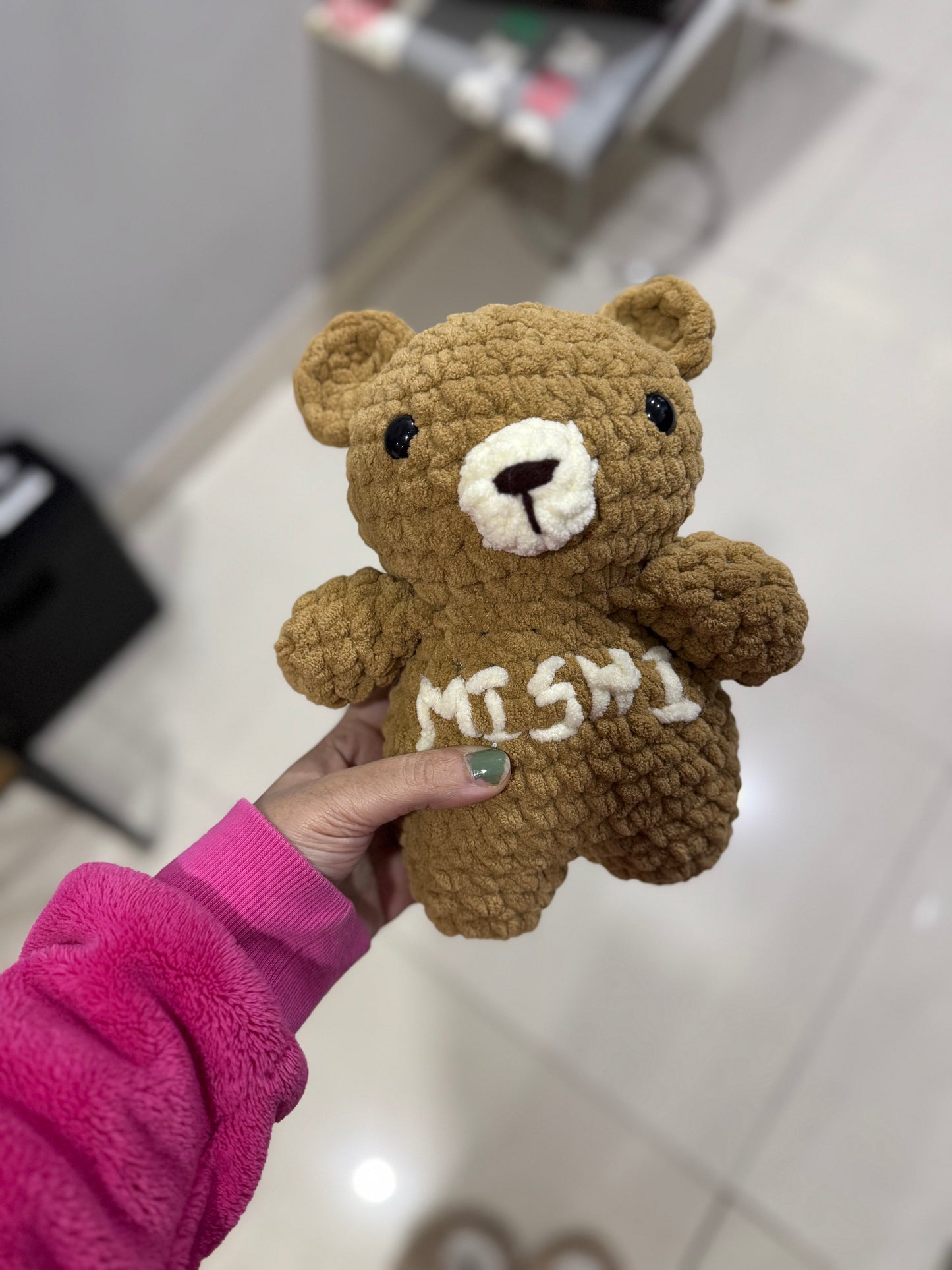 Customisable Handmade Cute Crochet Teddy Bear