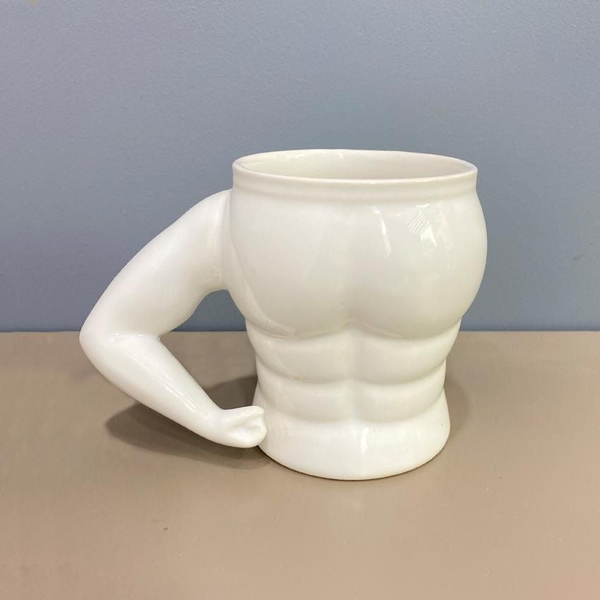 Unique Bodybuilder Muscle Mug for Fitness Lovers