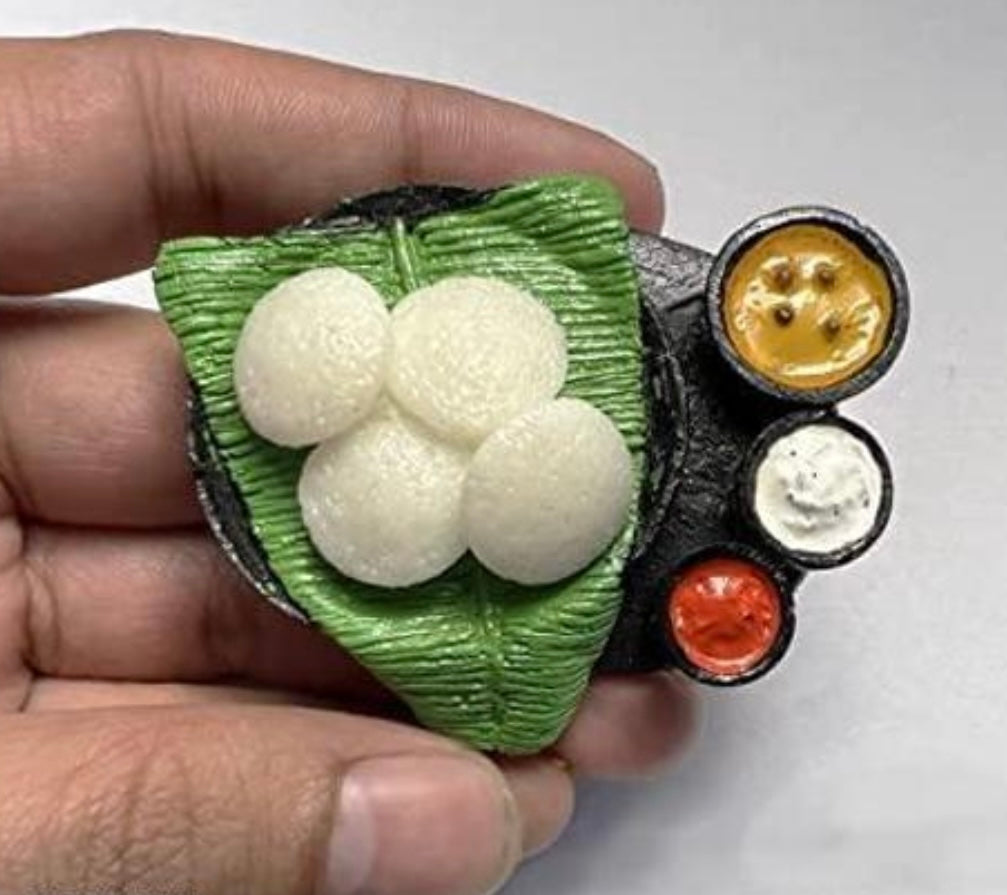 Idli Sambhar Miniature Fridge Magnet