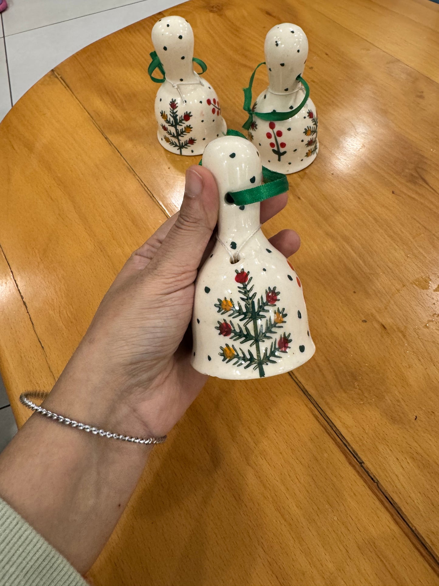Decorative Ceramic Christmas Bells