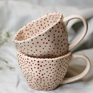 Sweet Red Dots Print Cup - Set of 2