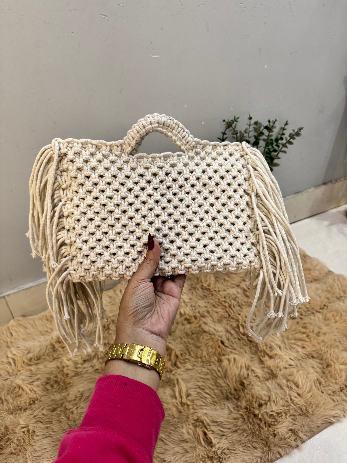 Boho Macrame Bag
