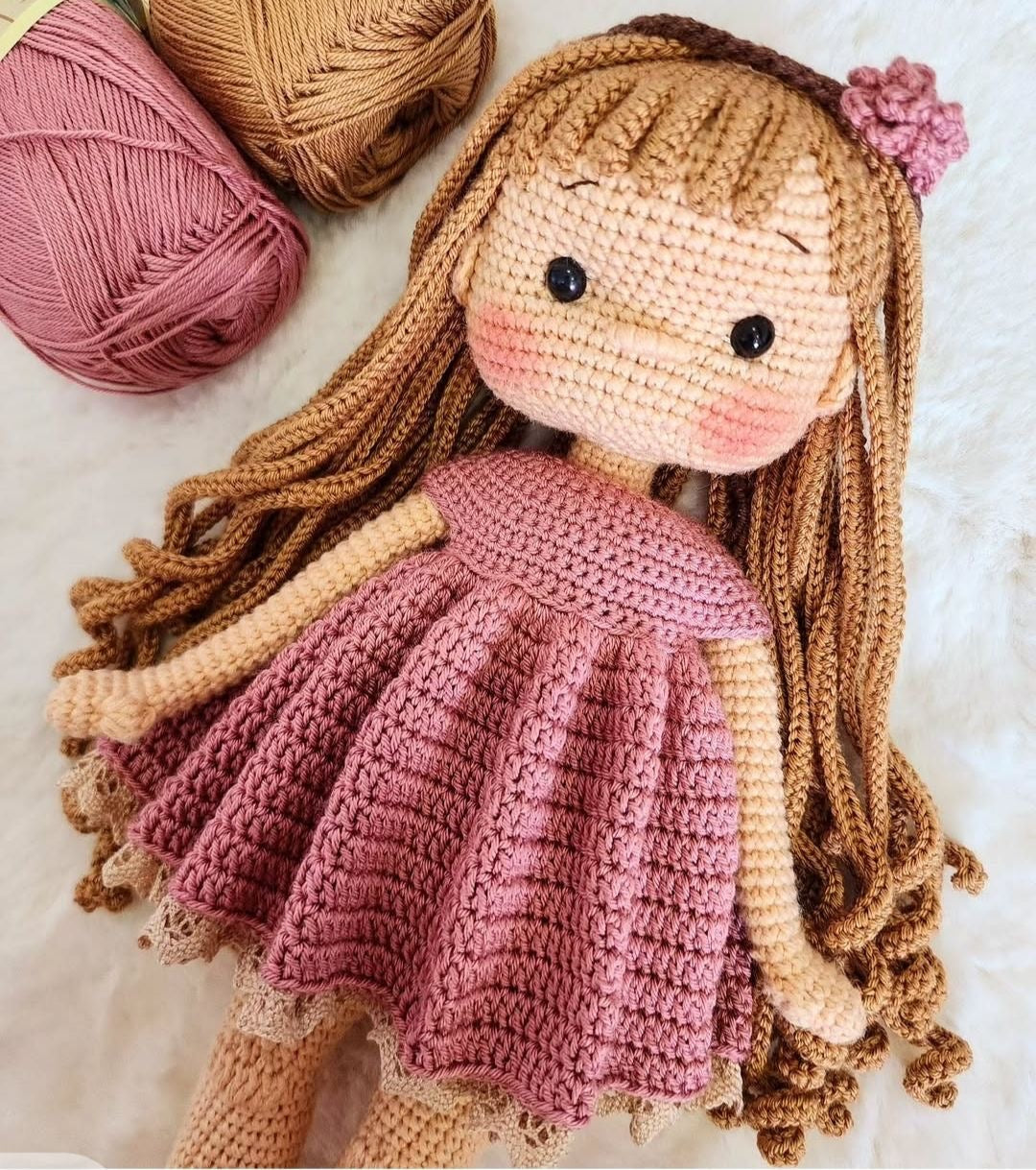 Cute Handmade Crochet Doll