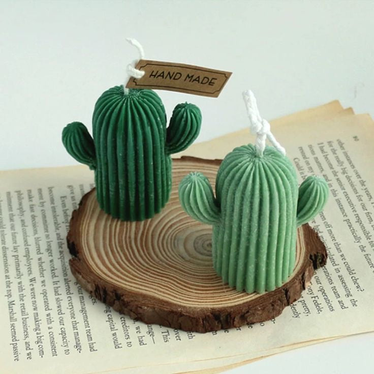 Cute Cactus Candle