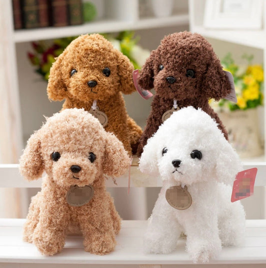 Real Looking Teddy Dog Plush Toy