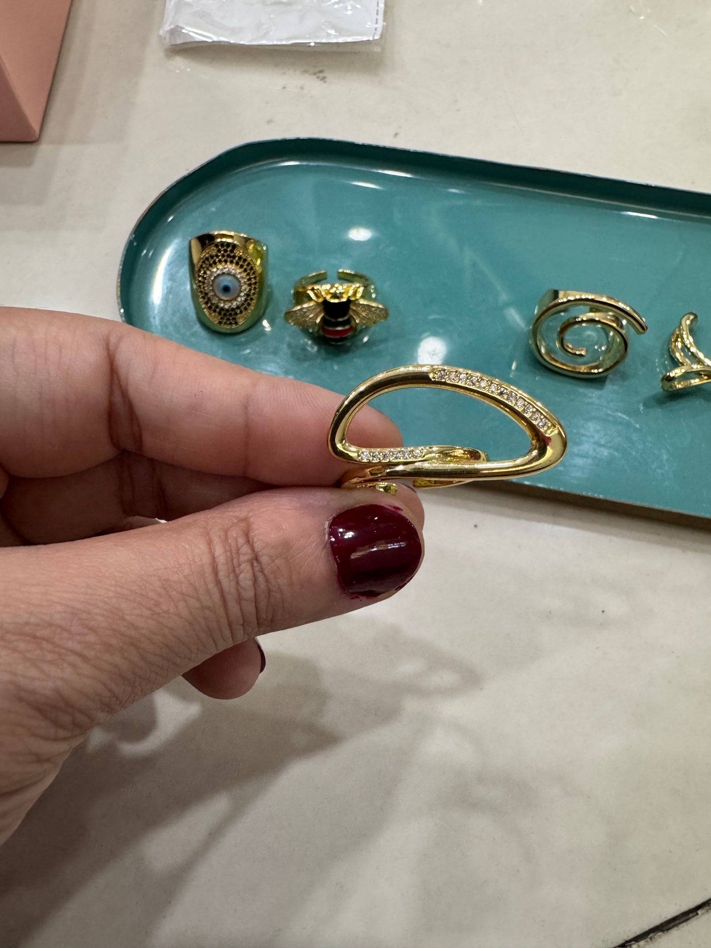 Minimalist Quirky Statement Ring