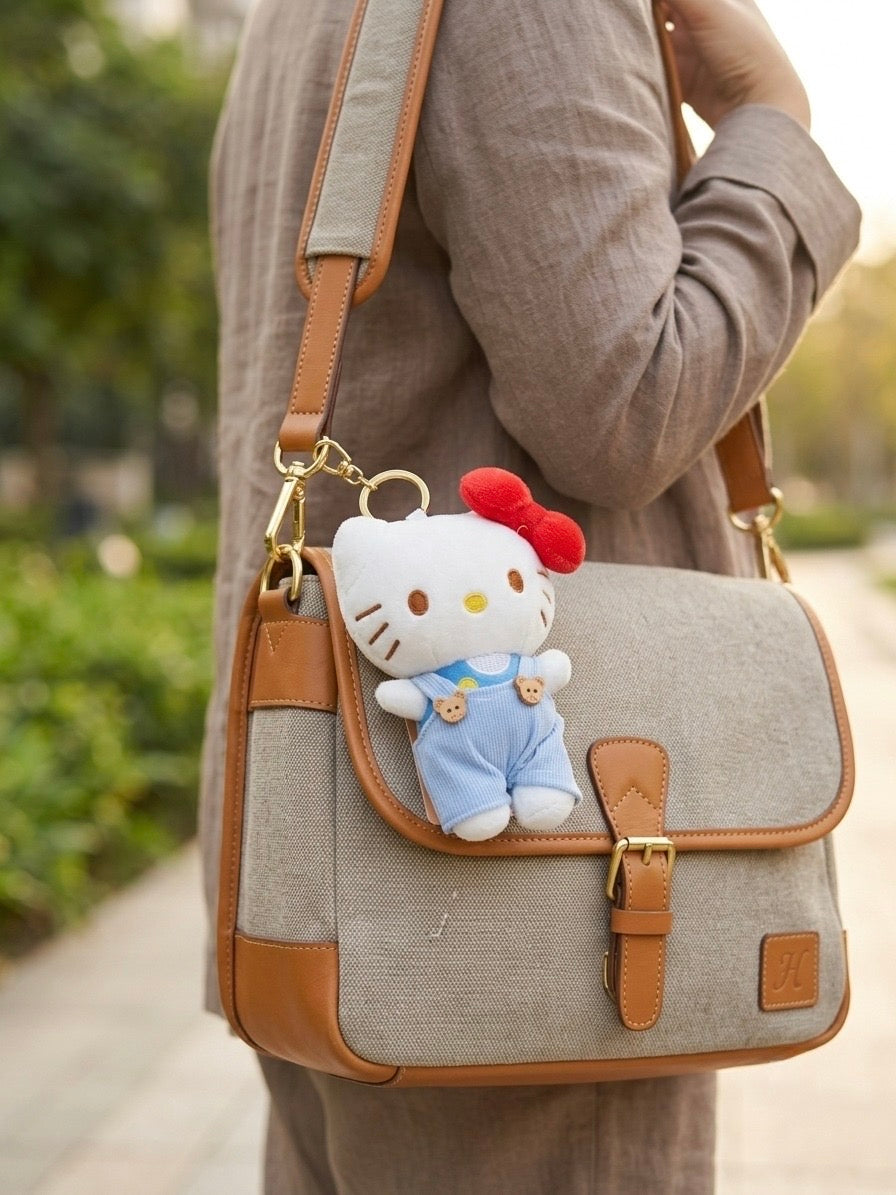 Cute “Hello Kitty” Plushy Keychain /Bag Charm