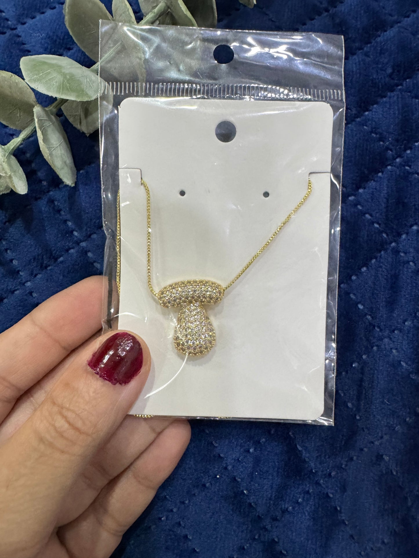 Zircon Chunky A-Z Letter Pendant