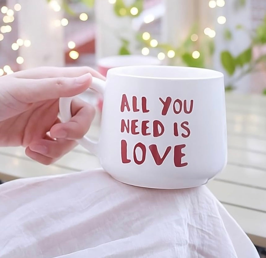 Pinterest Inspired “LOVE” written Inside Mug