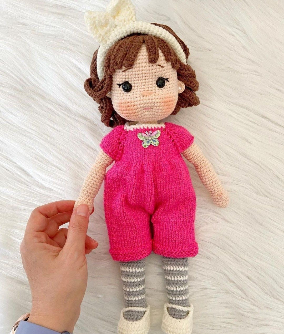 Cute Handmade Crochet Doll