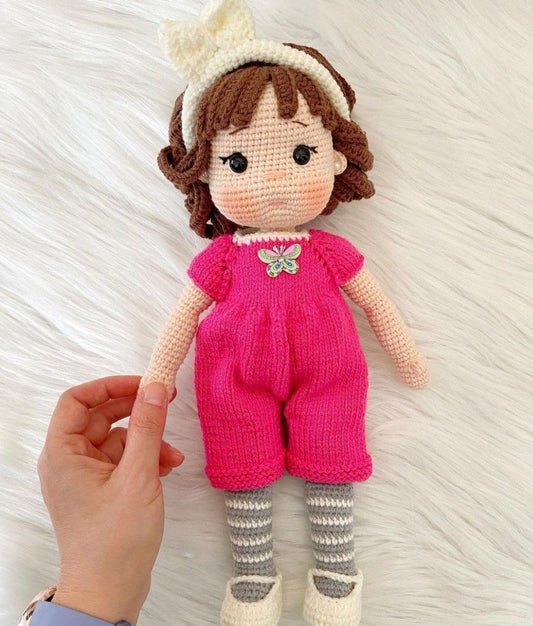 Cute Handmade Crochet Doll