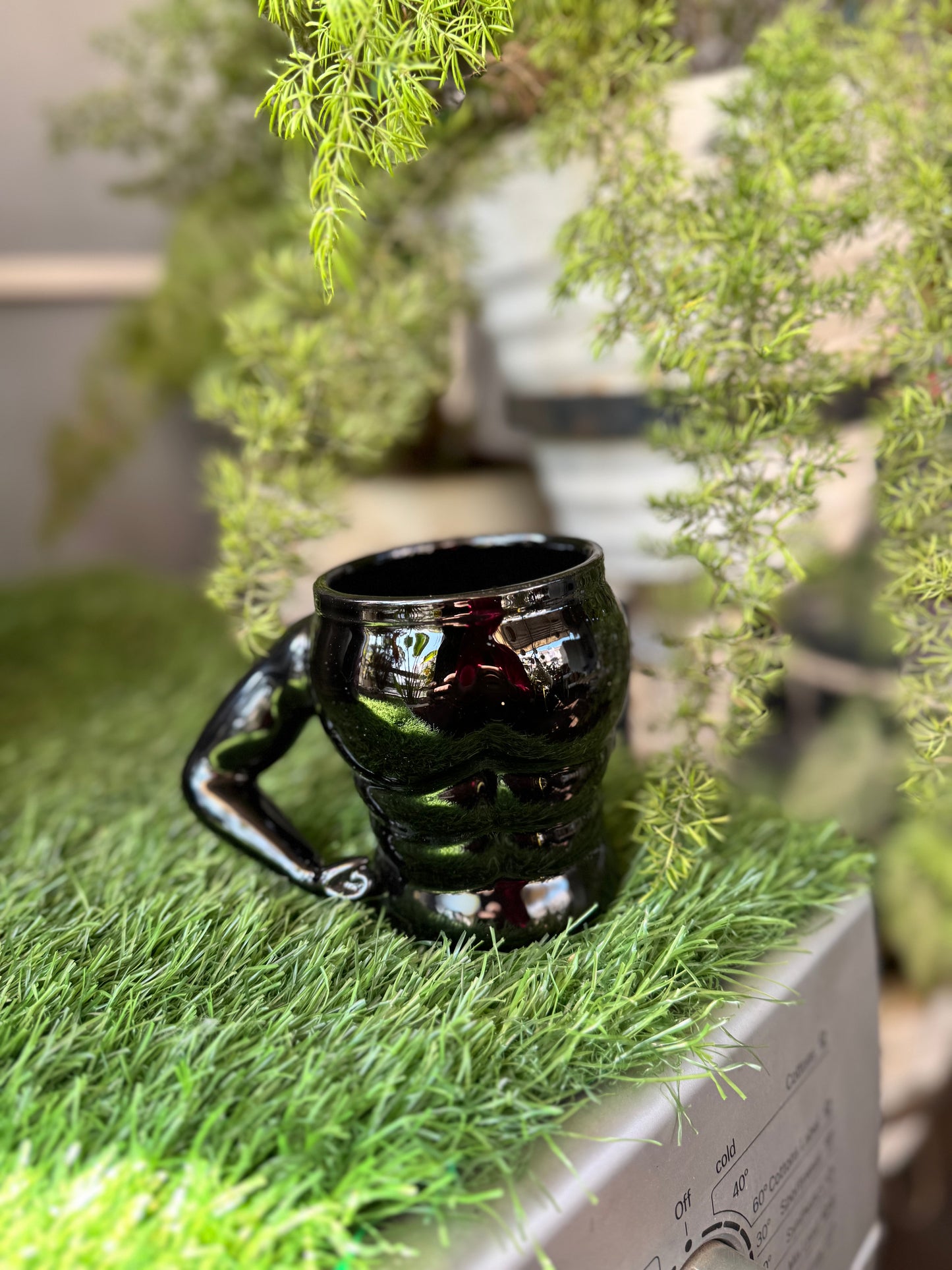 Unique Bodybuilder Muscle Ceramic Mug for Fitness Lovers