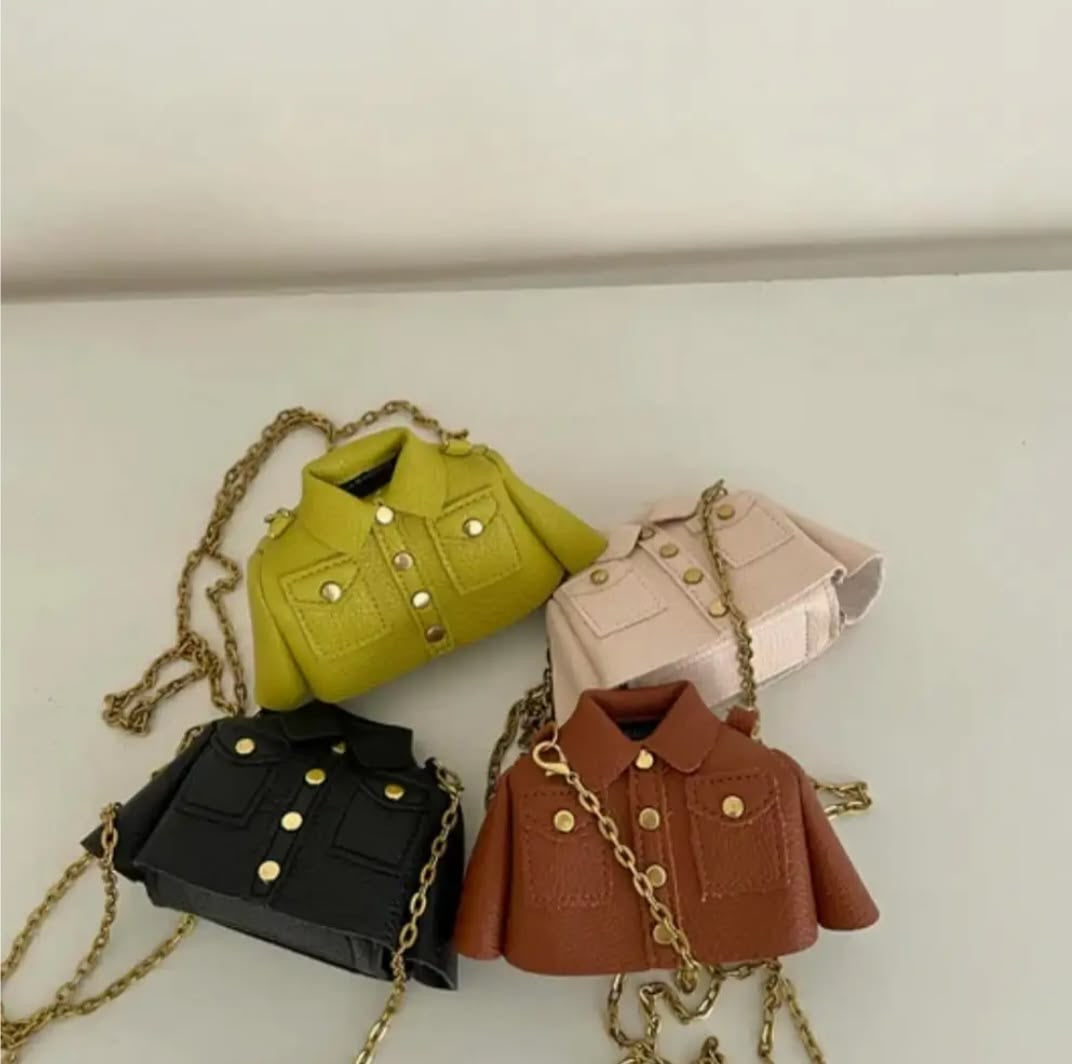 Exclusive Mini Shirt Shape Sling Bag | Jacket Shape Statement Bag